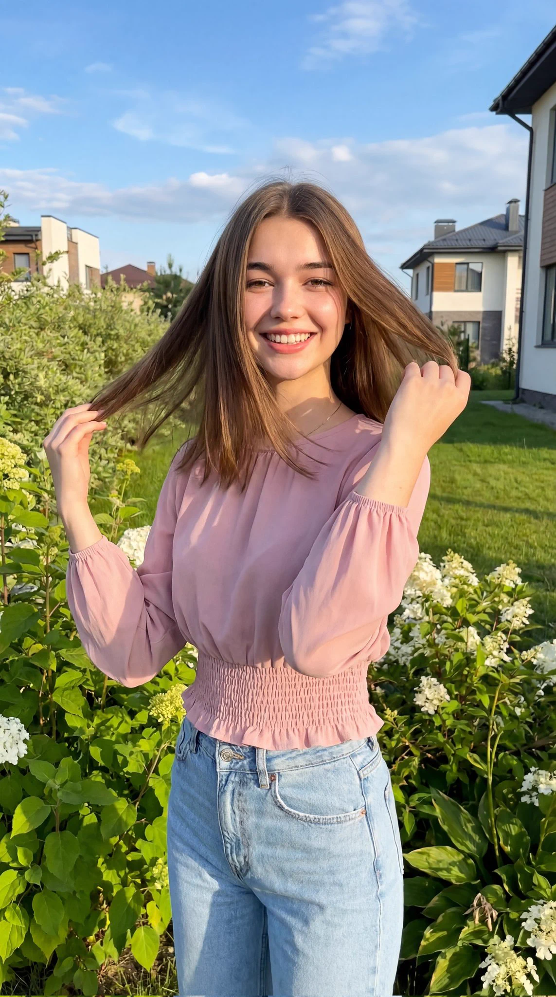 Summer Garden Lifestyle Portrait