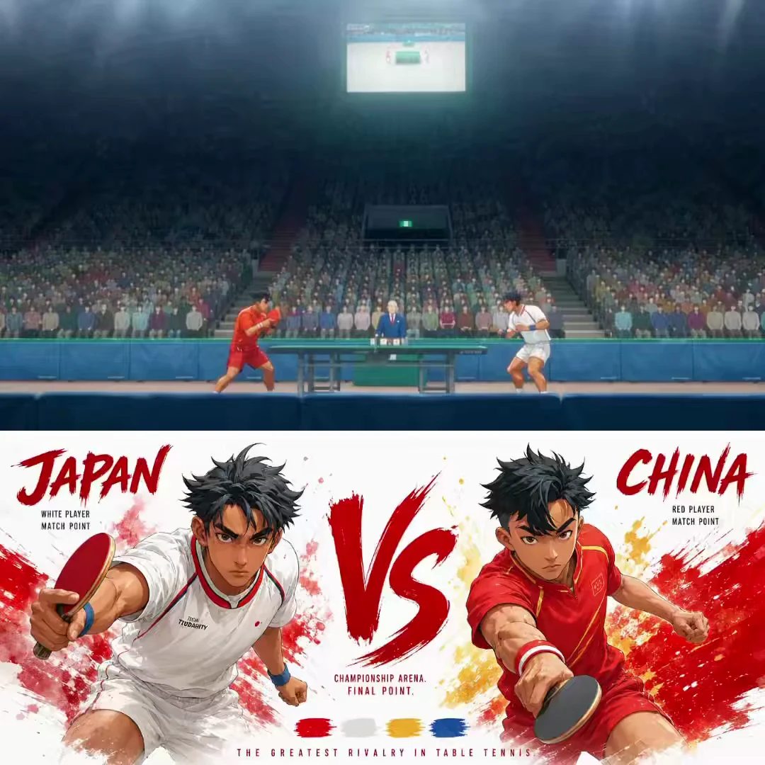 Animated Table Tennis Final
