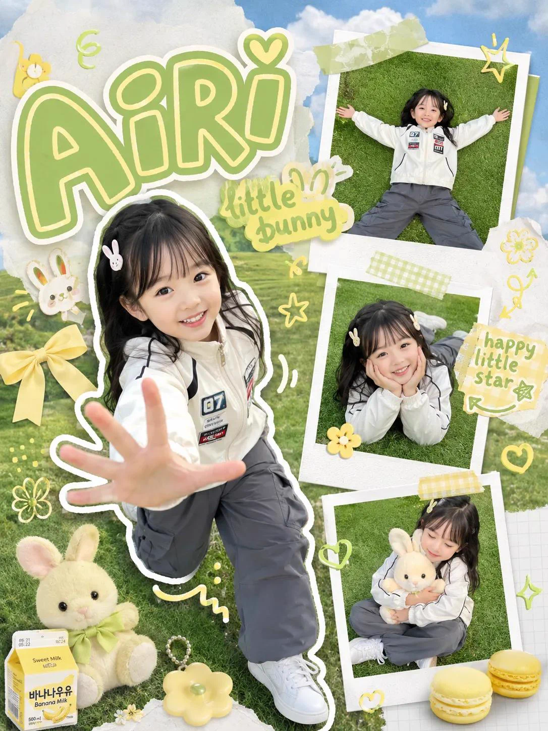 Pastel Child and Baby Scrapbook Posters