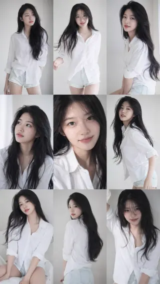 Korean Photobook Portrait Grid preview