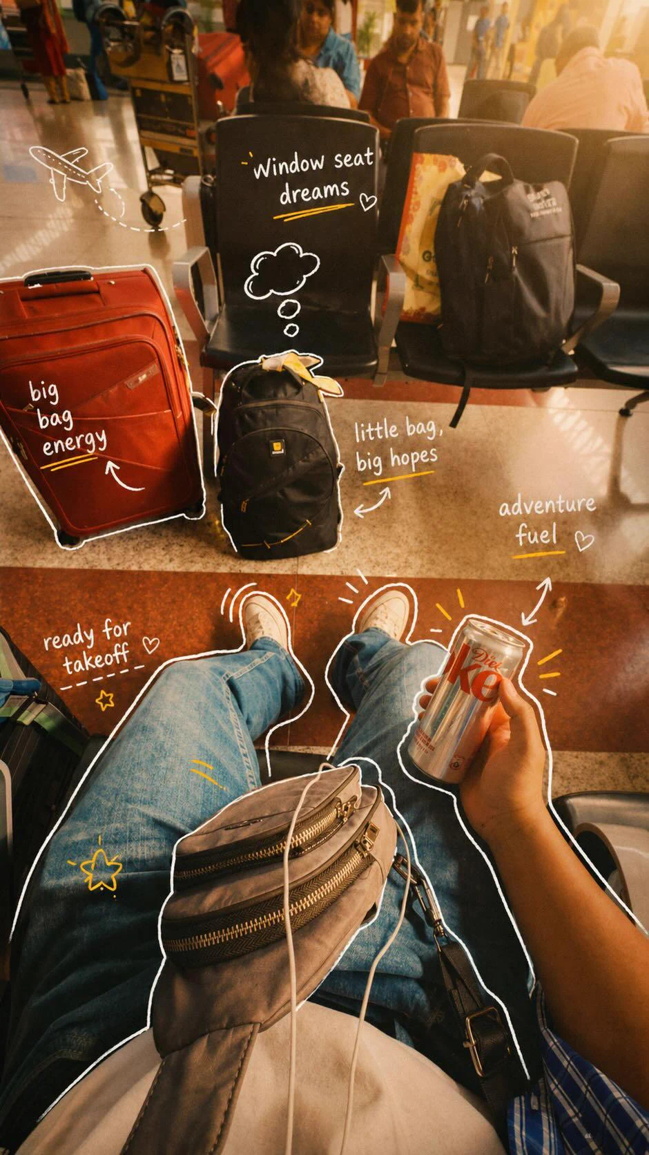 ألبوم صور رحلات من المطار إلى الطائرة