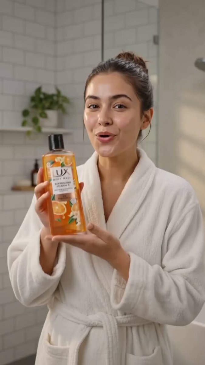 Citrus Body-Wash Product Demonstration