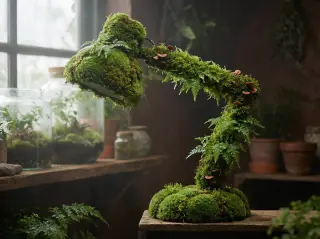 Moosbewachsene Produktfotografie