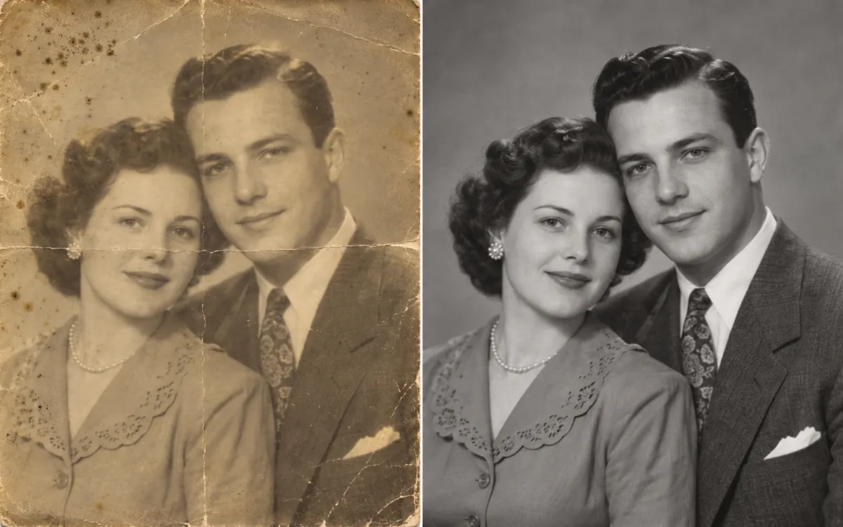 Restore old photos