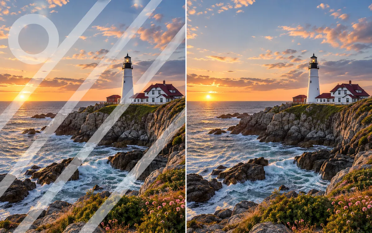 Remove watermarks and objects