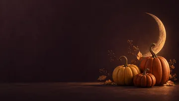 Minimal pumpkin night